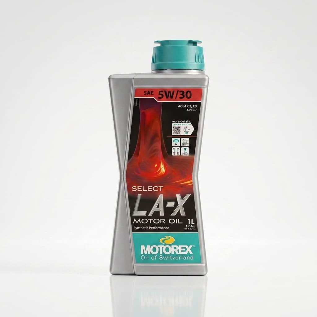 MOTOREX SELECT LA-X SAE 5W/30, lubrifiant MOTOREX disponible au Maroc